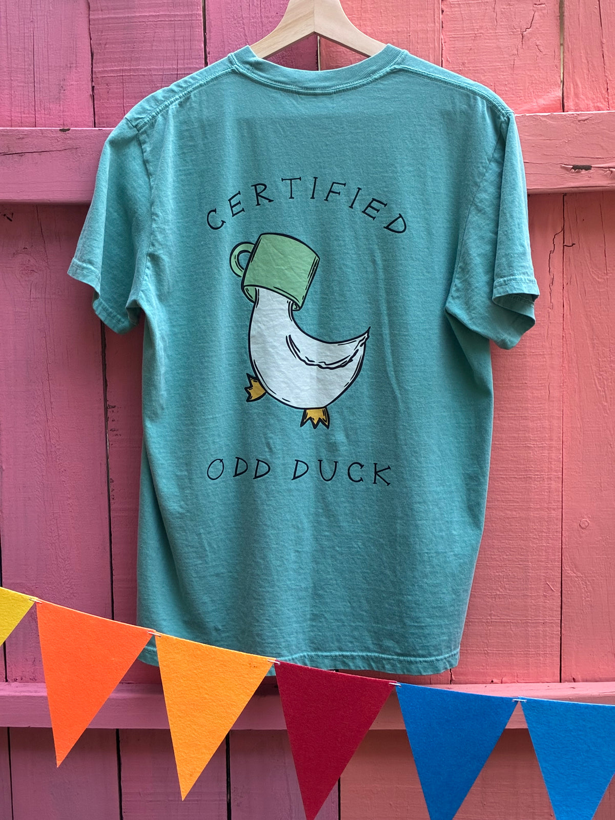 "Certified Odd Duck" Pocket Tee